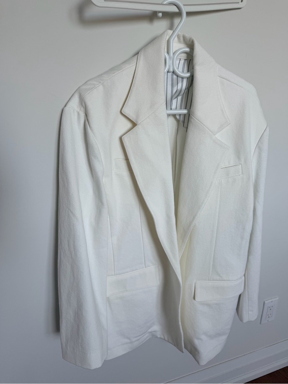 Women’s Classic White Blazer Jacket